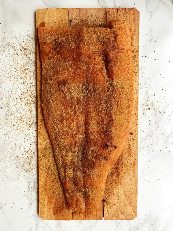 Baked Cedar Planked Salmon Recipe