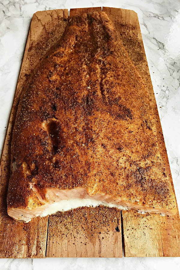 Baked Cedar Planked Salmon Recipe