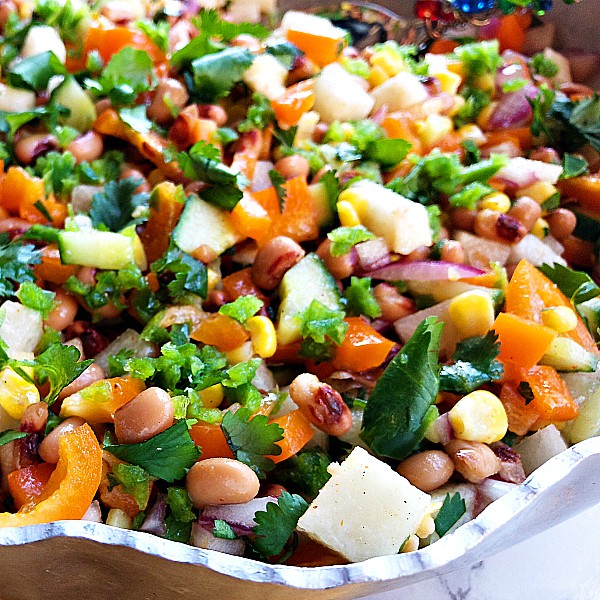 Blackeye Peas Jicama Cavier Salad Recipe