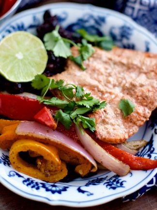 Baked Spiced Salmon with Coconut Milk Black Rice