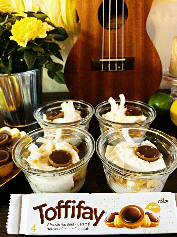 Toffifay Lemon Coconut Parfaits