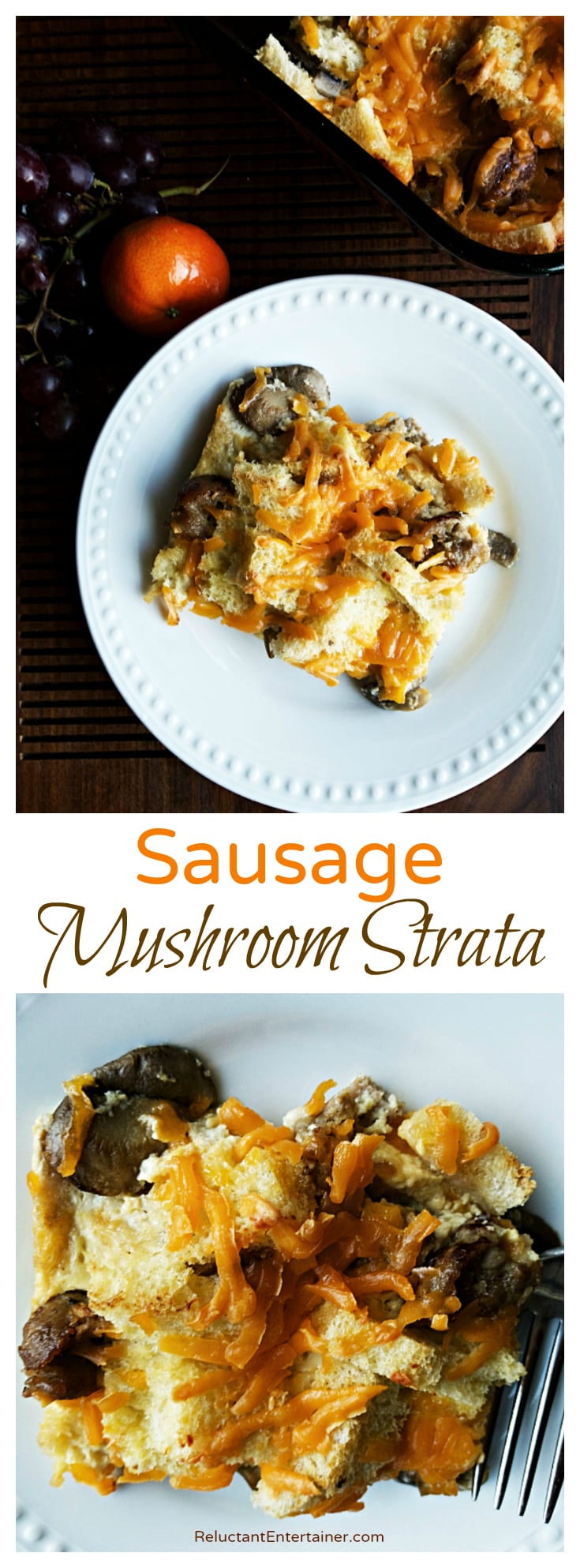 Sausage Mushroom Strata Recipe