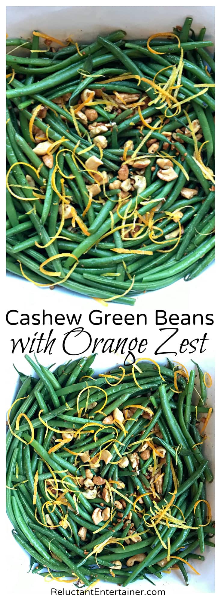 Cashew Green Beans with Orange Zest