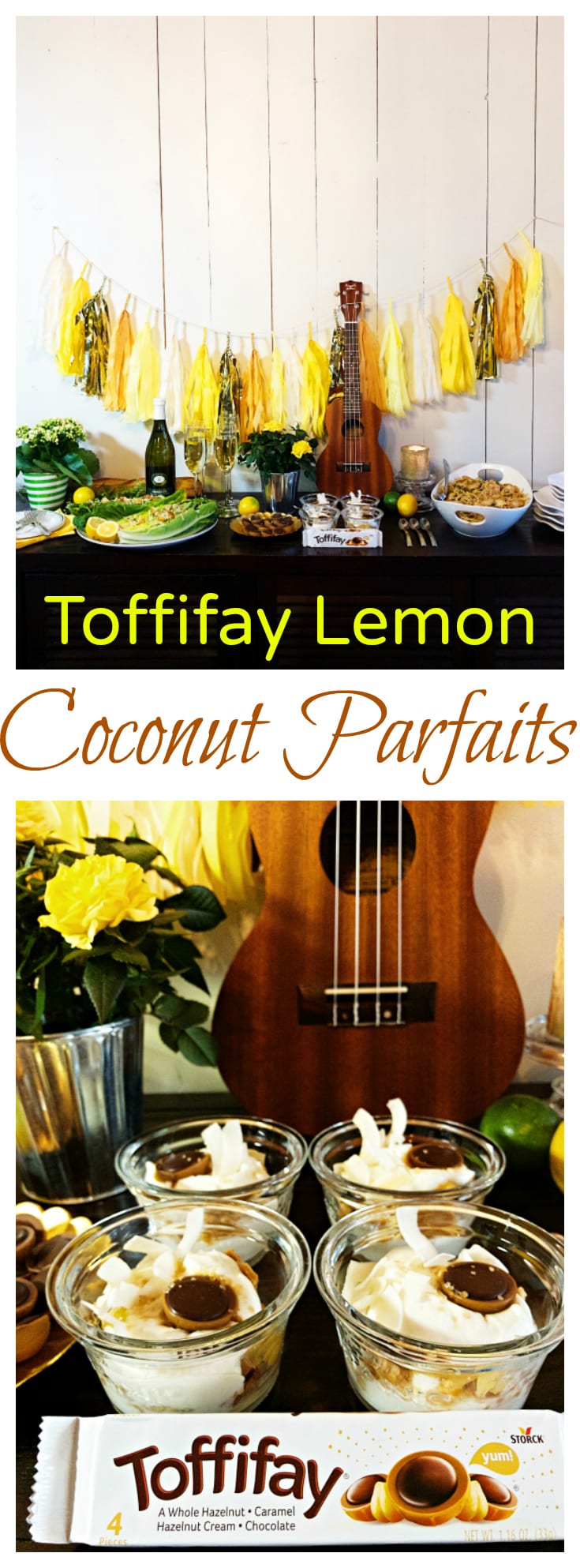 Toffifay Lemon Coconut Parfaits