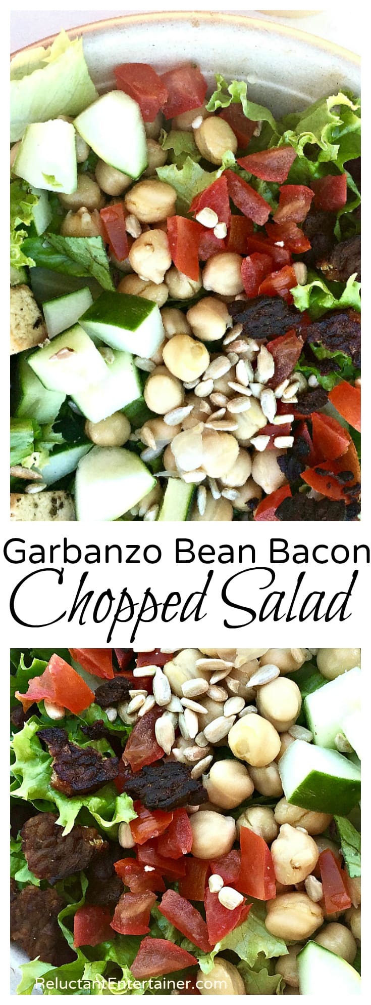Garbanzo Bean Bacon Chopped Salad