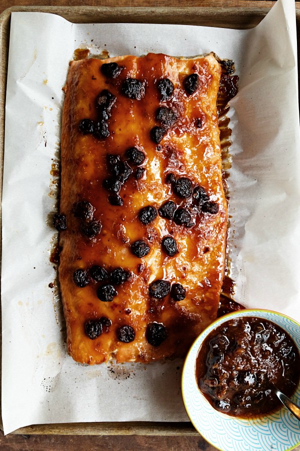 Tart Cherry Ginger Teriyaki Salmon Recipe