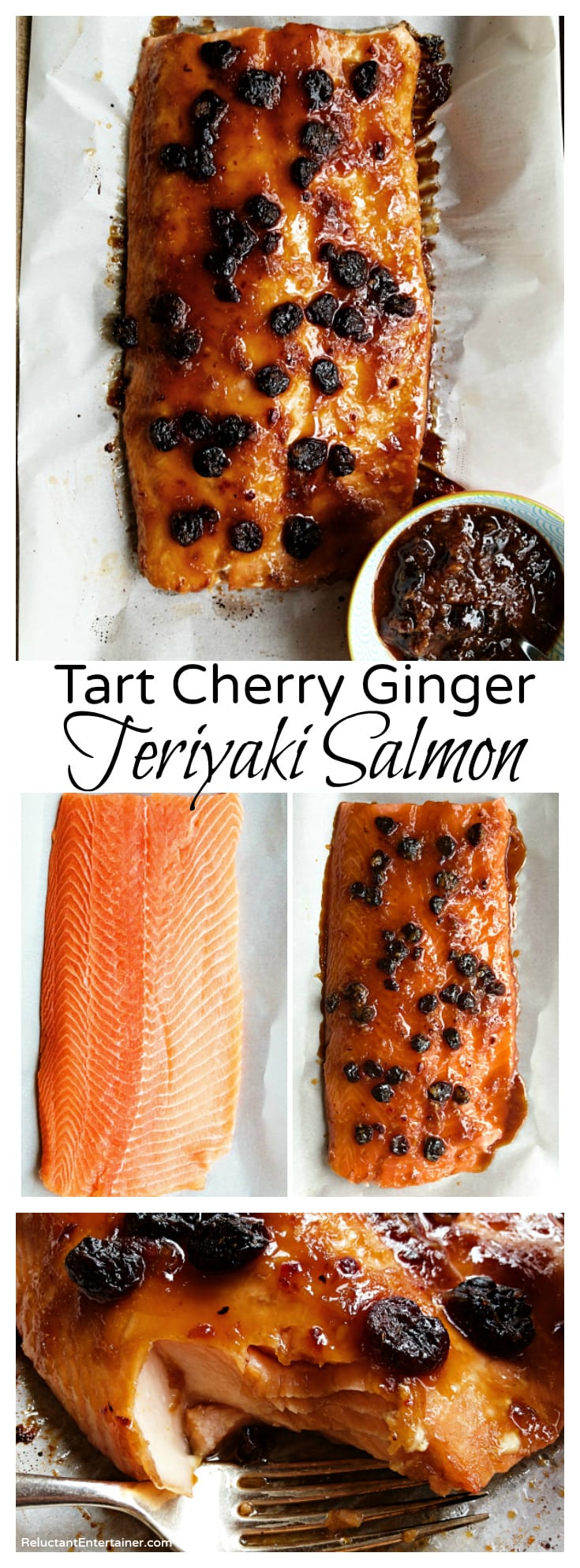 Tart Cherry Ginger Teriyaki Salmon Recipe