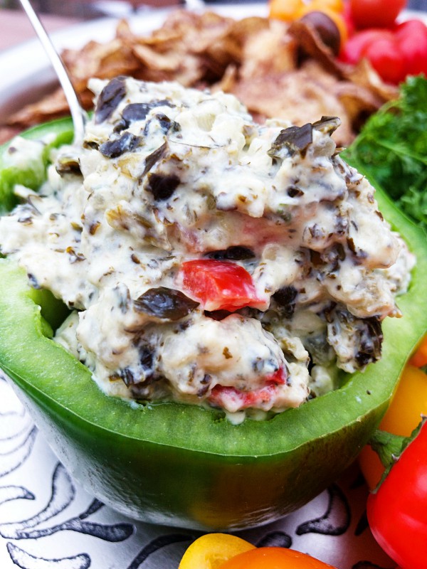 Greek Yogurt Spinach Kale Dip Recipe - Reluctant Entertainer