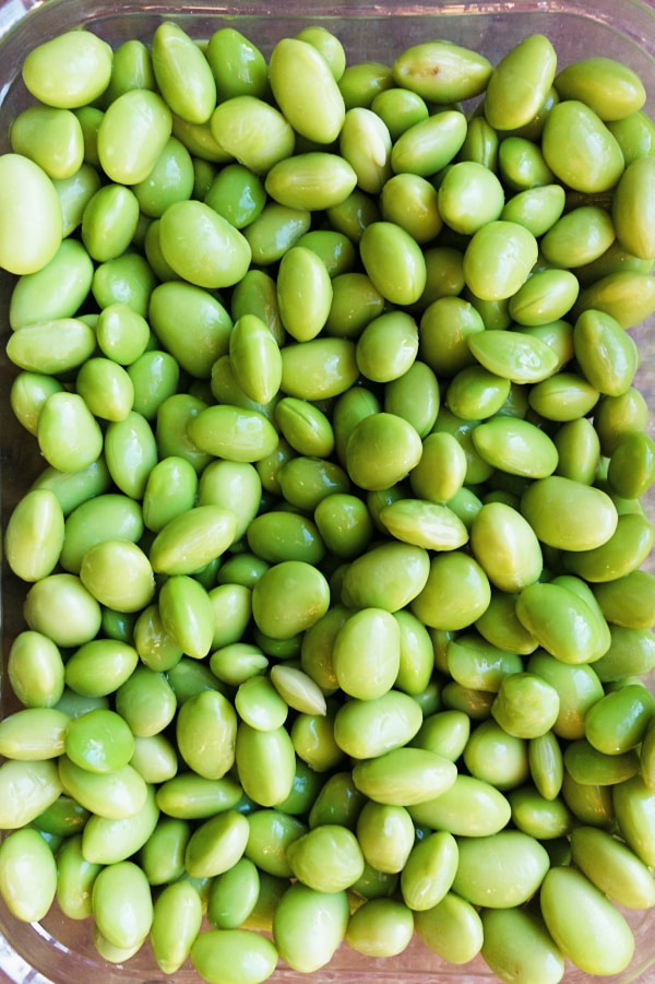 Whole Wheat Pasta Edamame Pesto and Peas