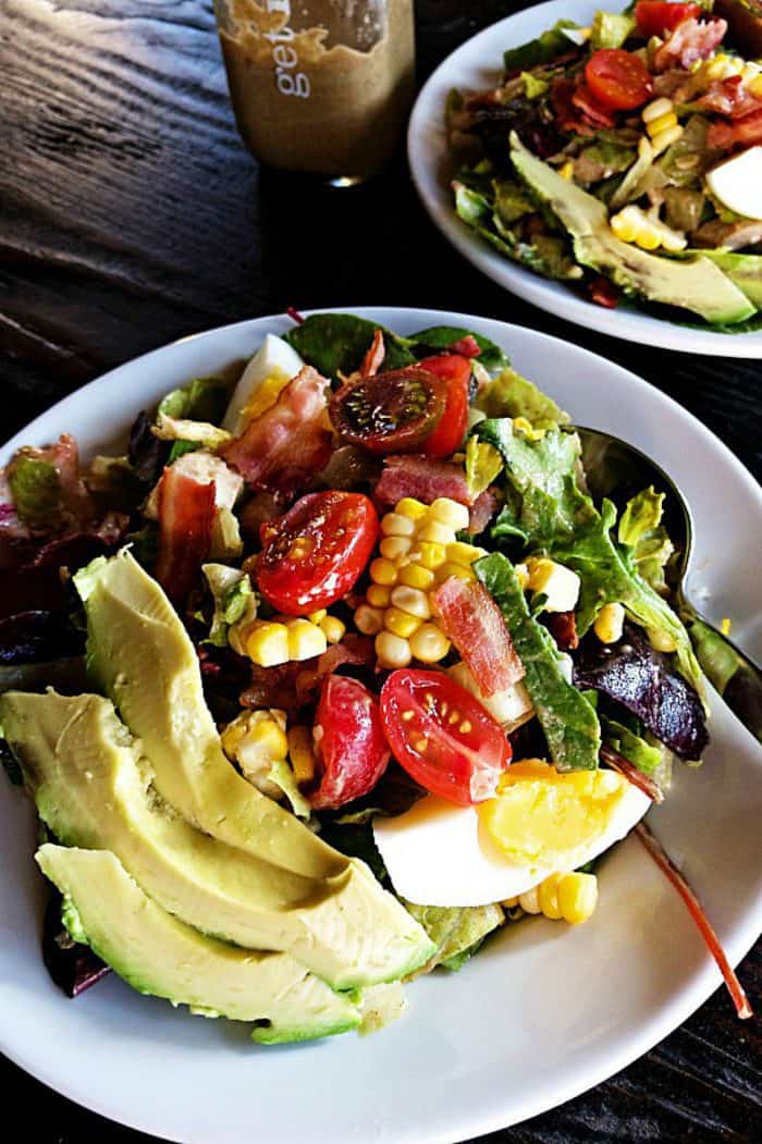 Southern Cobb Salad with Sweet Onion Dressing - Reluctant Entertainer