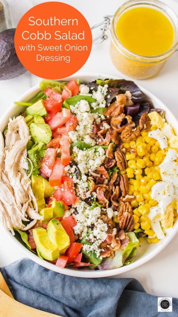 Southern Cobb Salad with Sweet Onion Dressing