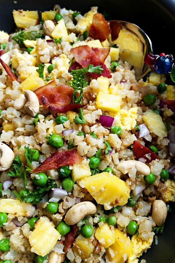 Cauliflower Bacon Fried Rice Recipe