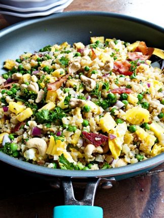 Cauliflower Bacon Fried Rice Recipe