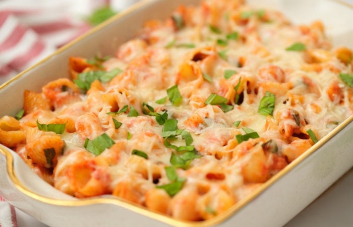 4 Ingredient Creamy Pasta Bake