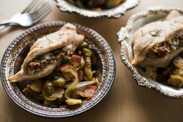 Fig Goat Cheese Rosemary-Stuffed Chicken