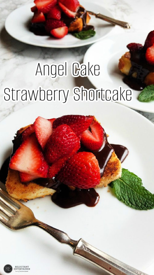 angel cake strawberry shortcake