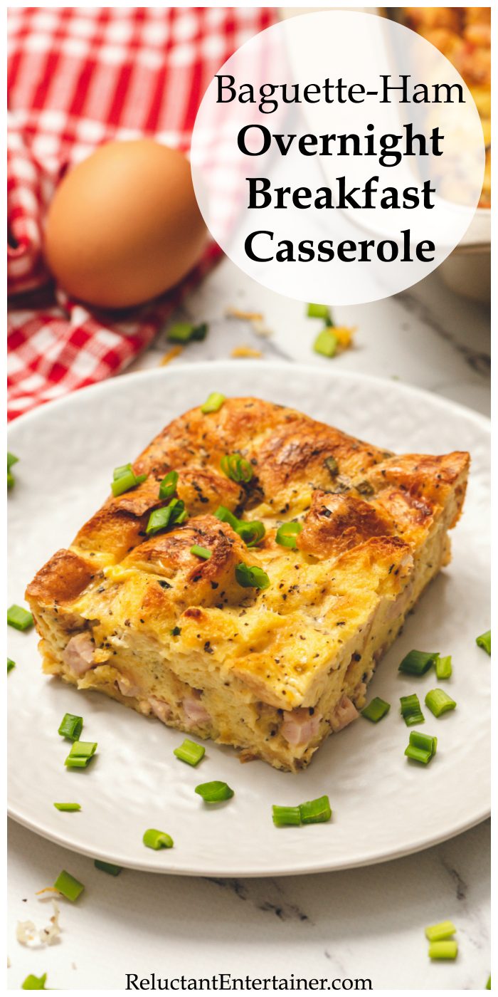 Baguette Ham Overnight Breakfast Casserole Recipe