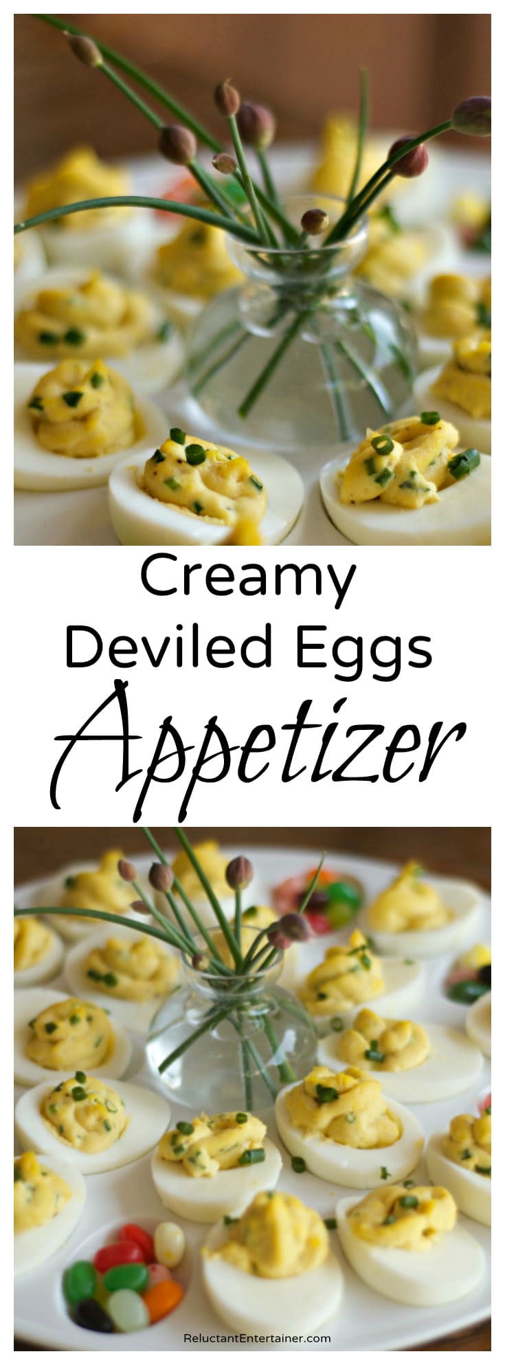 Creamy Deviled Eggs Appetizer Recipe Reluctant Entertainer