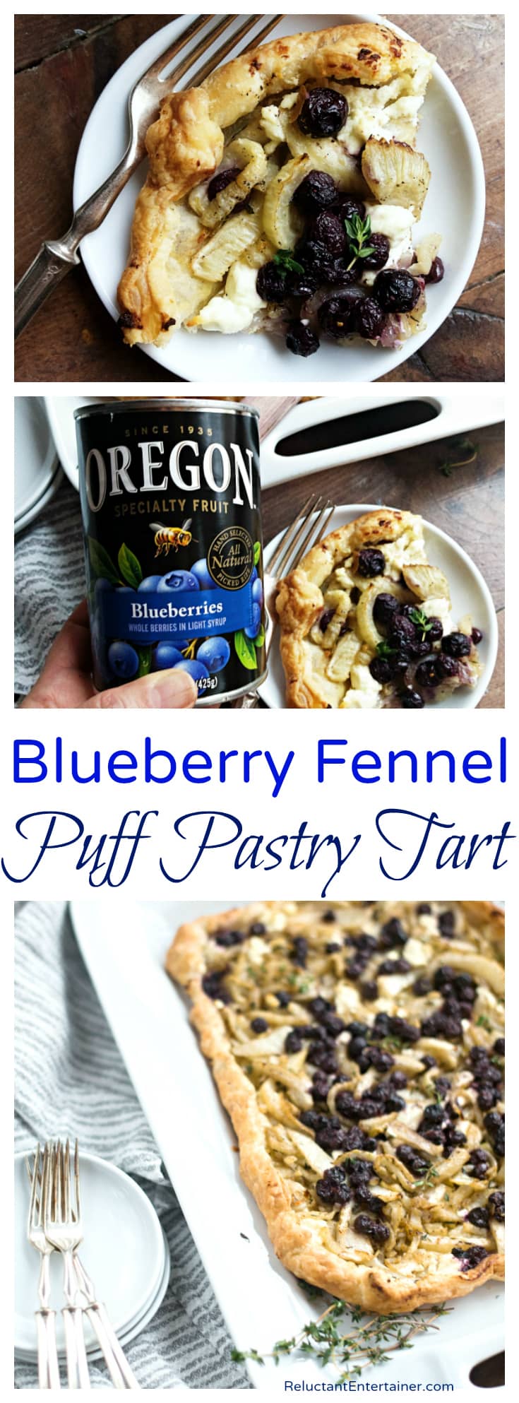 Blueberry Fennel Puff Pastry Tart Recipe