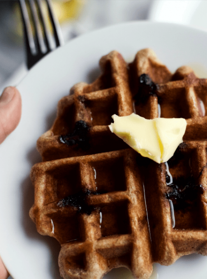 Yeast-Raised Whole Grain Waffles