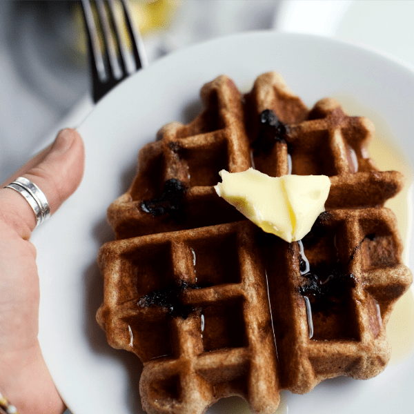 Yeast-Raised Whole Grain Waffles