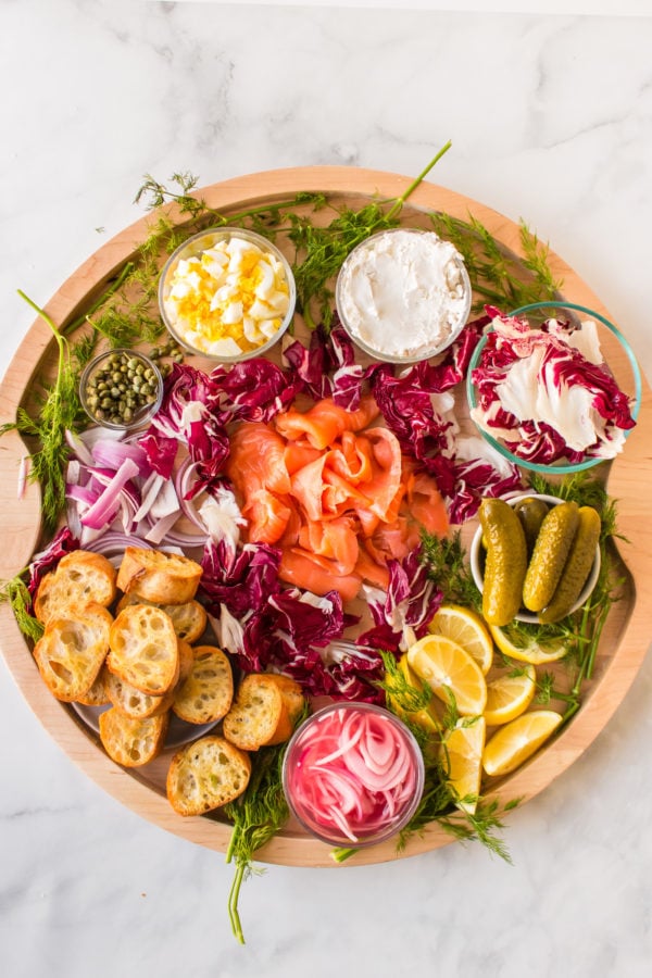 Smoked Salmon Appetizer Platter