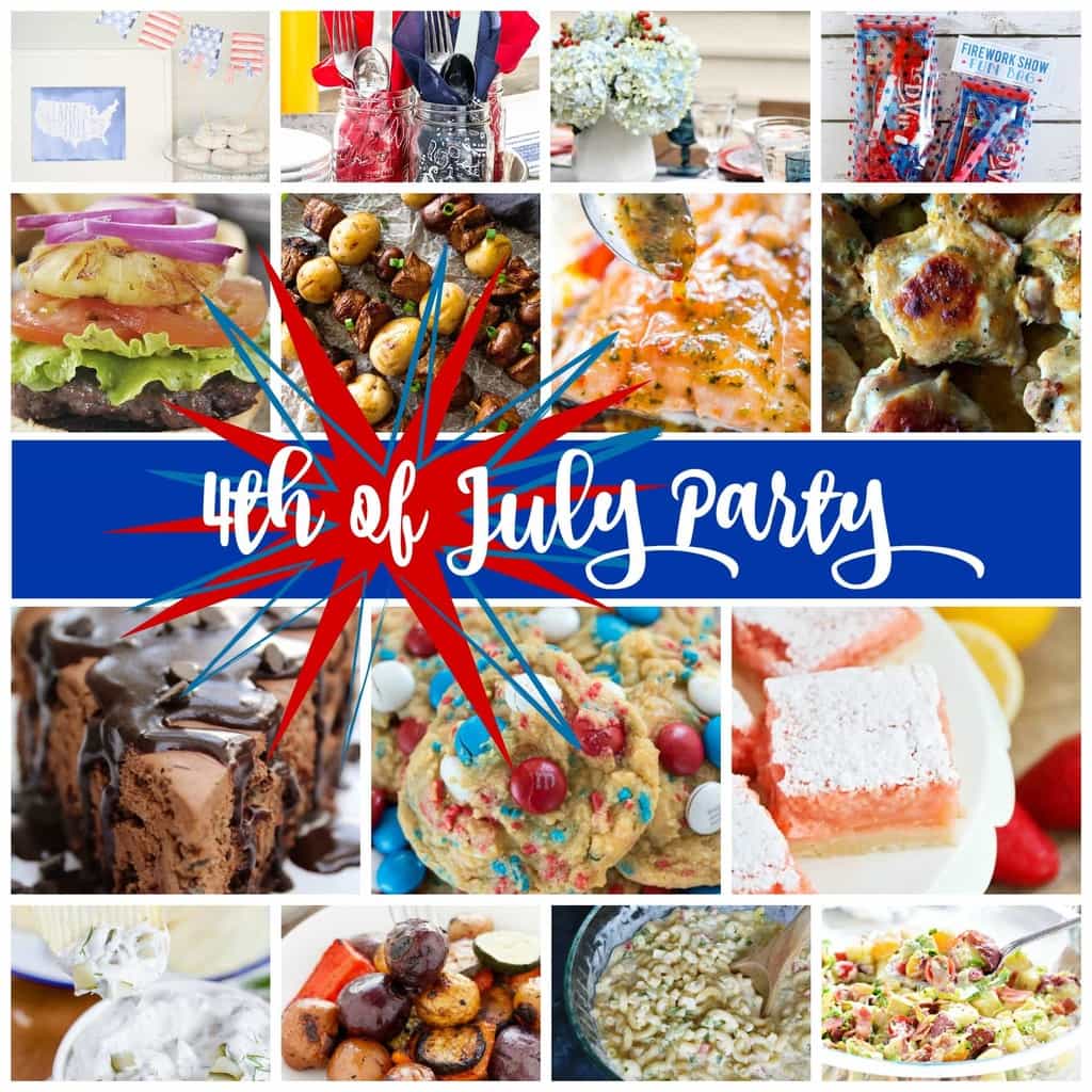 4th of July Holiday Recipes Party Plan - Reluctant Entertainer