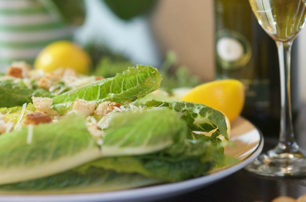 Romaine Wedge Salad with Meyer Lemon