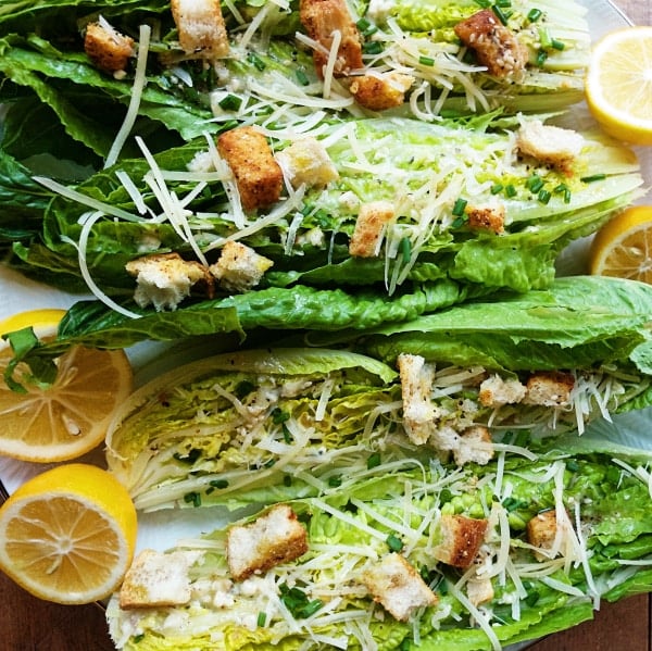 Romaine Wedge Salad with Meyer Lemon