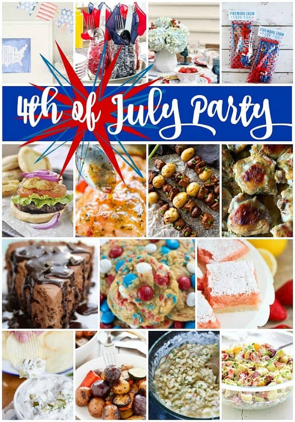 4th of July Holiday Recipes Party Plan