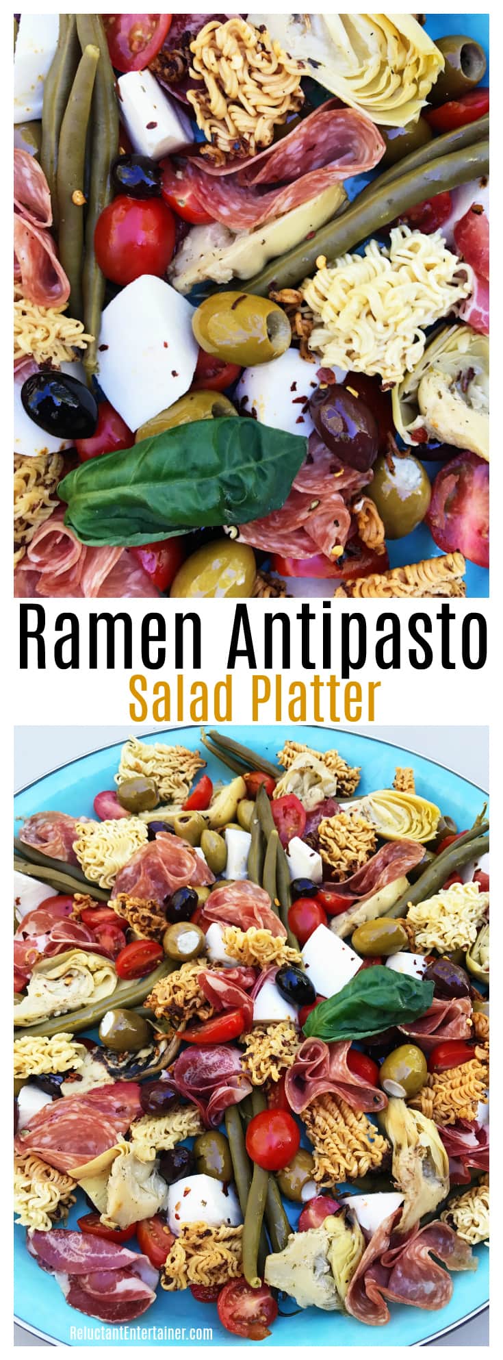 Ramen Antipasto Salad Platter Recipe