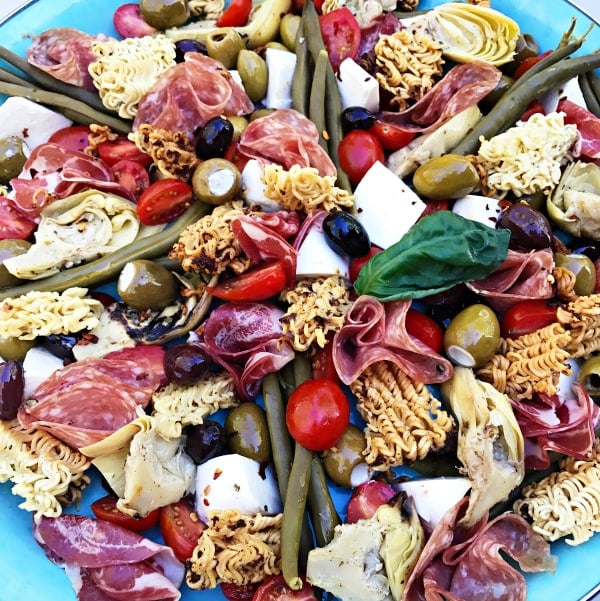 Ramen Antipasto Salad Platter Recipe