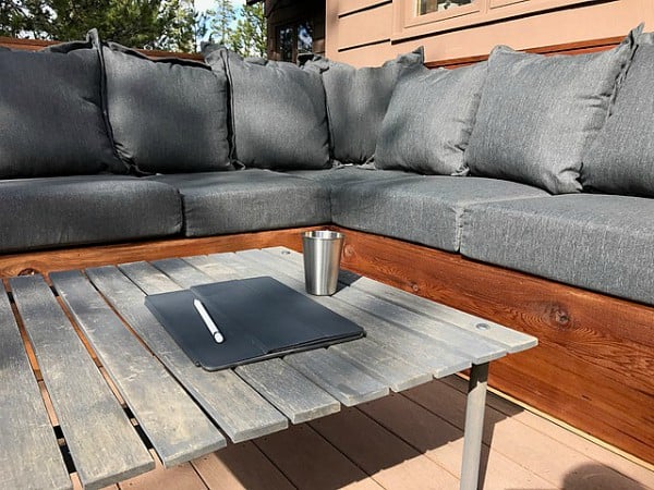 Sunset Magazine Inspired DIY Outdoor Sectional