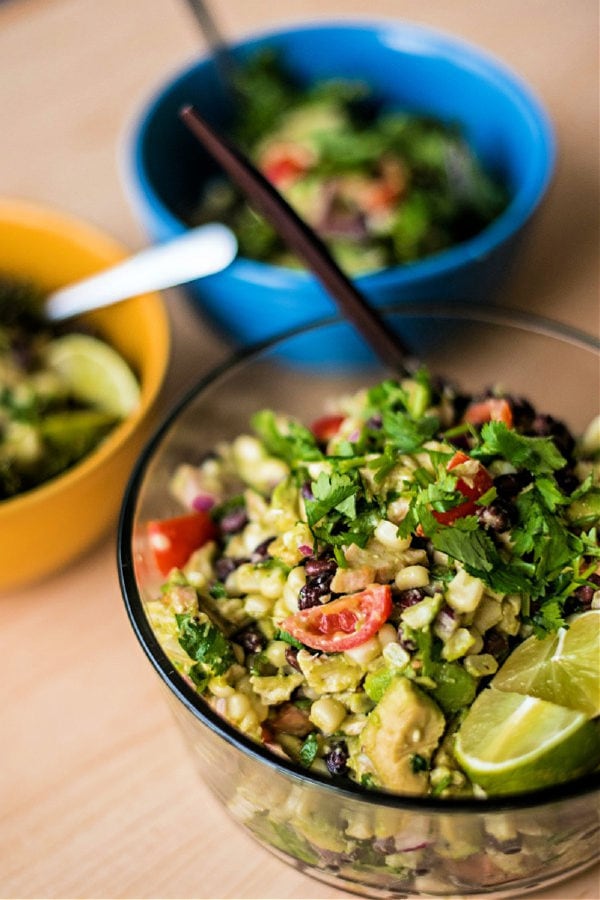 bowl of Southwest Avocado Chicken Salad