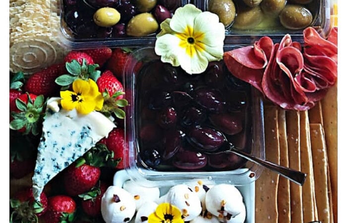 olives with meat and cheese