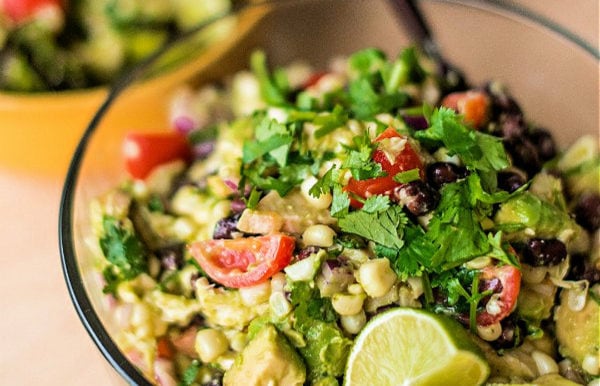 Southwest Chicken Salad in a bowl