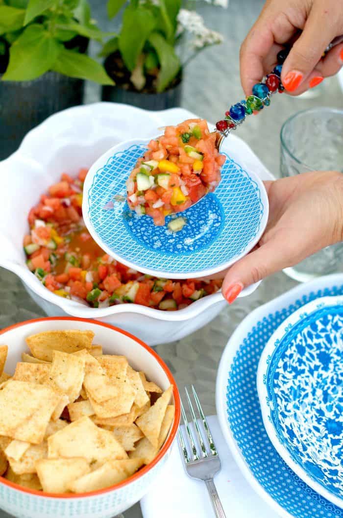 Easy Summertime Watermelon Salsa Recipe