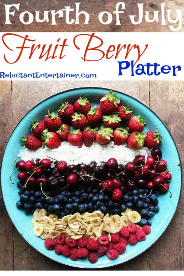 4th july fruit platter
