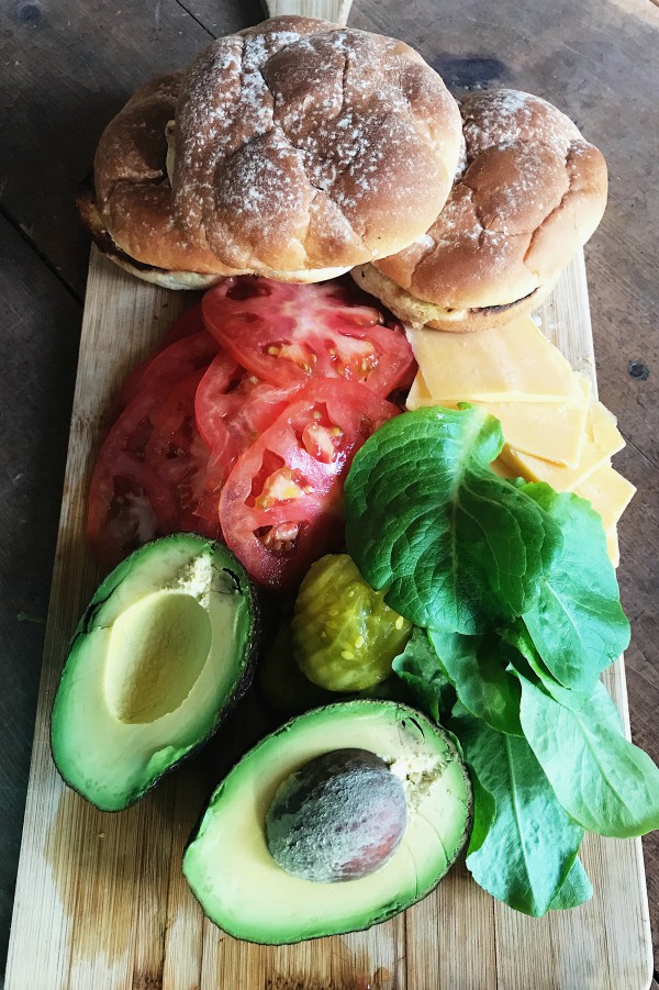 Barbecue Pickled Ginger Burgers