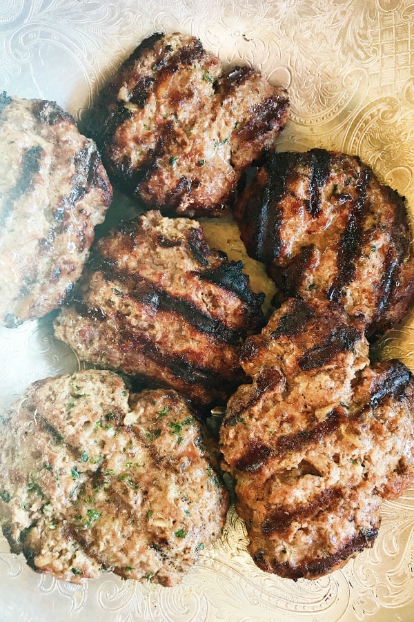 Barbecue Pickled Ginger Burgers