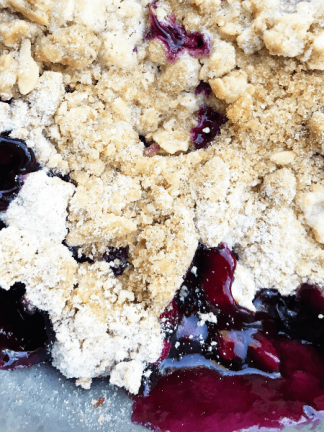 Raspberry Blueberry Granola Crisp Recipe