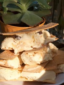 Cinnamon Flatbread Ice Cream Sandwiches