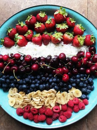 Fourth of July Fruit Berry Platter Recipe