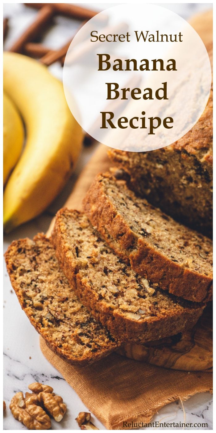 Secret Walnut Banana Bread