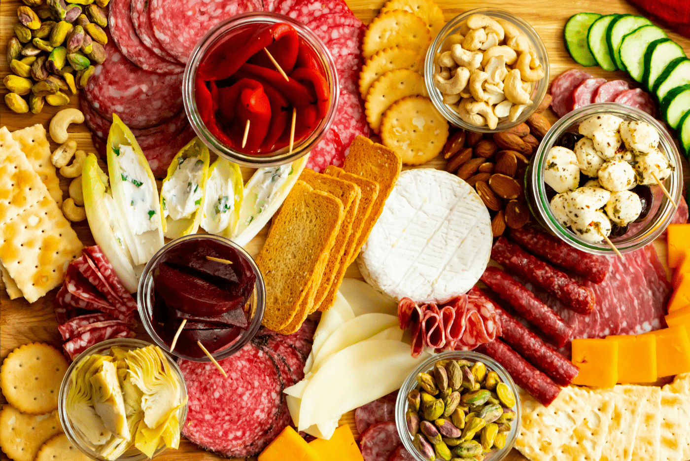 Meat Cheese Olive Charcuterie Board Reluctant Entertainer