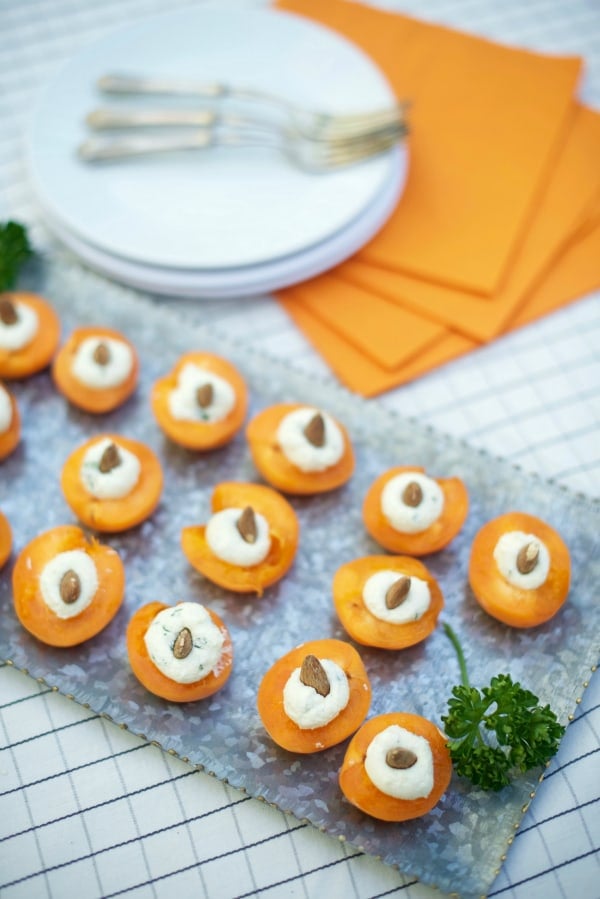 Summer Apricot Goat Cheese Appetizer