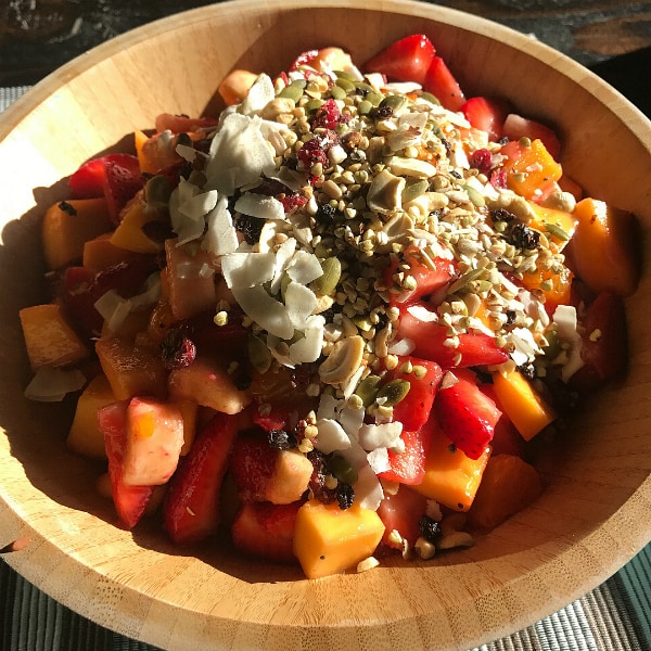 Birdseed Granola Fruit Salad Recipe - Reluctant Entertainer