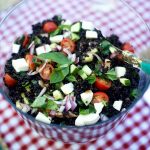 Greek Black Rice Caprese Salad Recipe