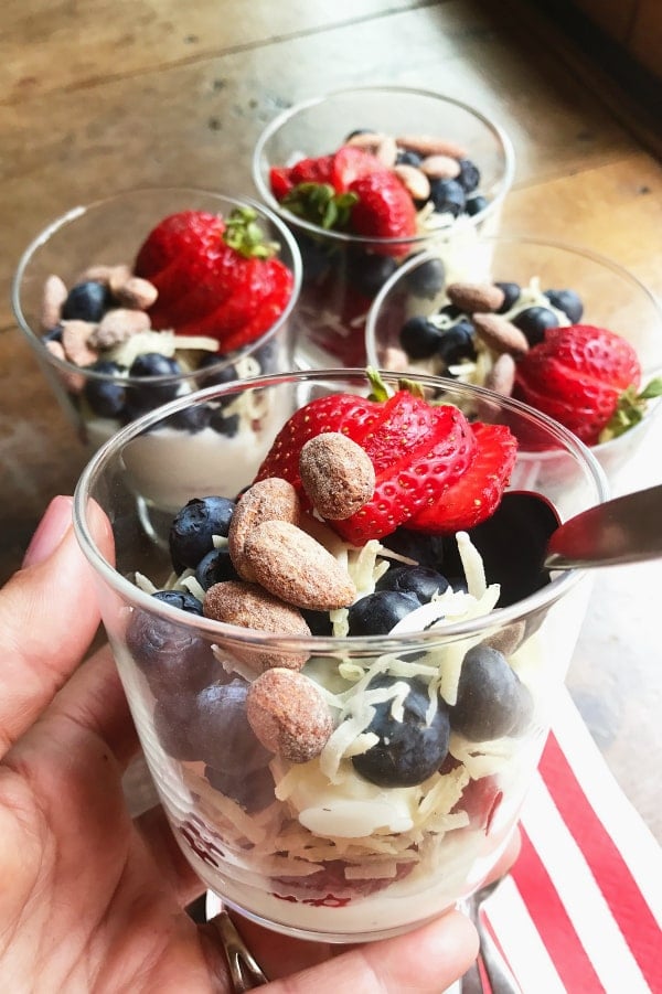 Coconut Yogurt Berry Breakfast Parfaits