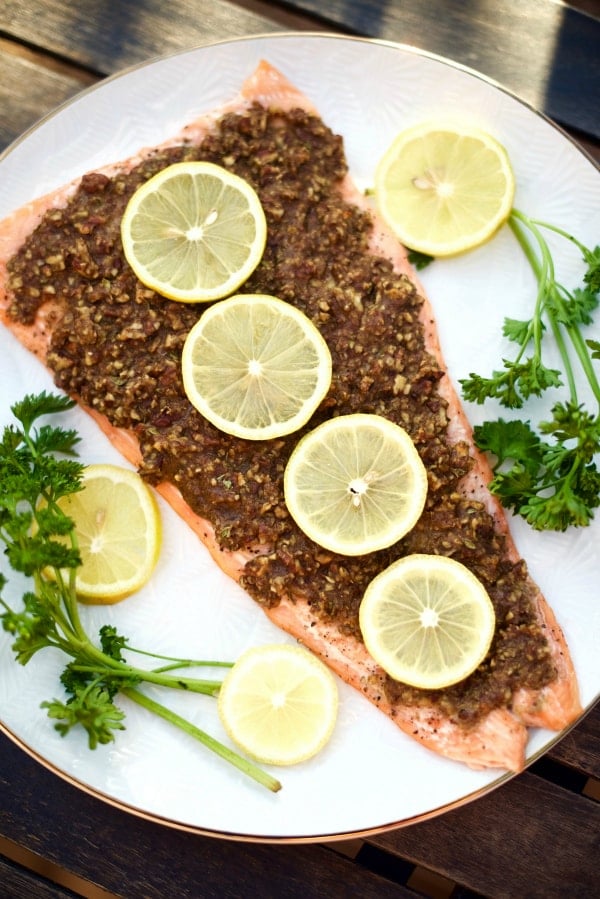 Pecan-Dijon Crusted Salmon Recipe